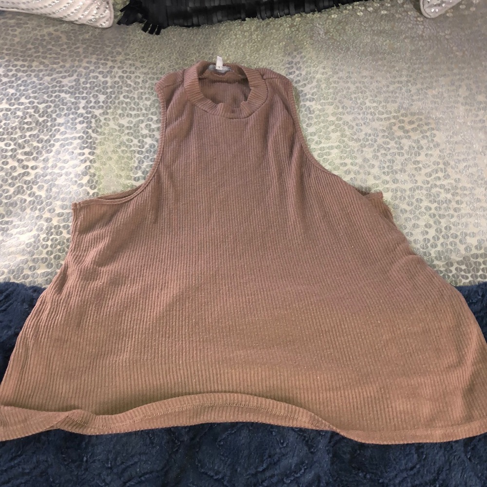Light brown Charlotte Russe tank top